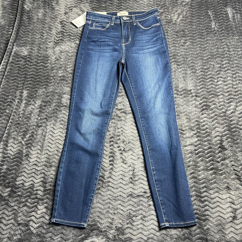 L'AGENCE Paris Size 25 Margot High Rise Skinny Jeans Taille Haute Etroit NWT